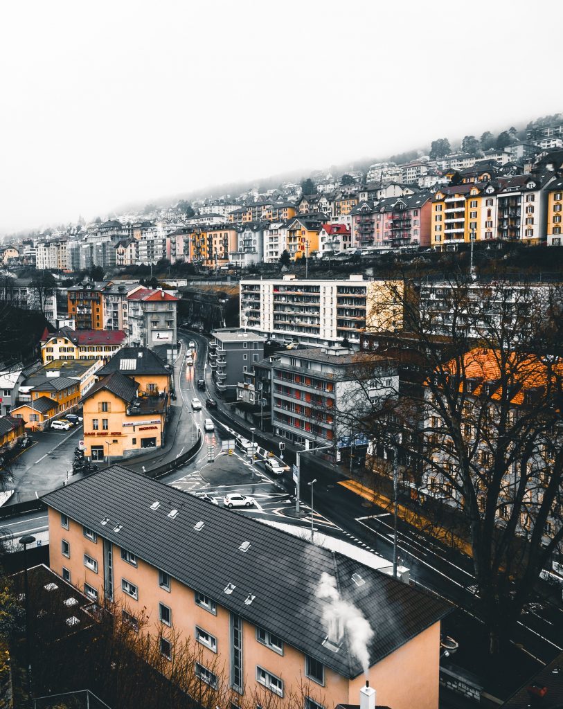 Houses overlooking